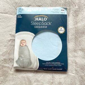 NEW SleepSack Swaddle Newborn Tog 1.5 100% Cotton Blue
